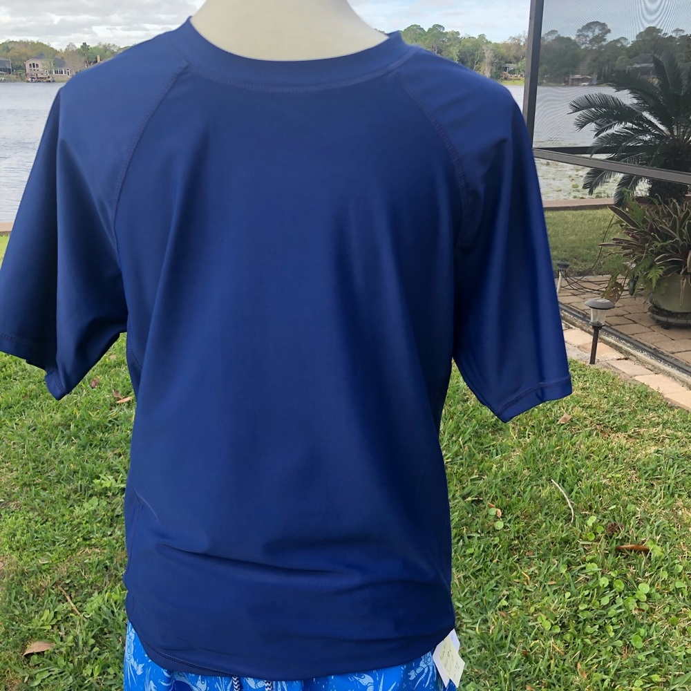 Men’s Navy Short Sleeve Rash Guard